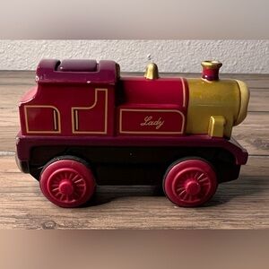 Thomas & Friends Wooden Railway Train BATTERY POWERED “LADY” - Die Cast - Works